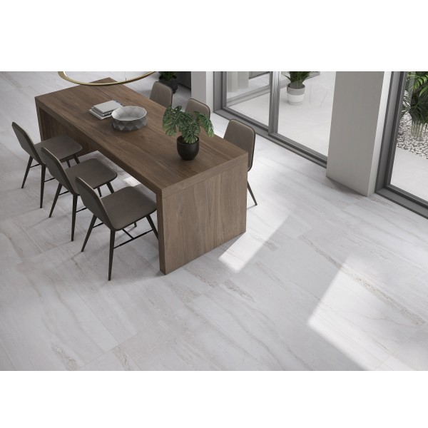 Керамогранит ARGENTA ODINE WHITE 10×1200×600 под камень