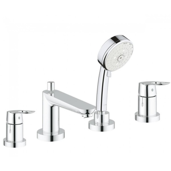 Grohe BauLoop Смеситель для ванны на 4 отверстия(25119000)