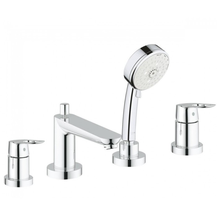 Grohe BauLoop Смеситель для ванны на 4 отверстия(25119000)