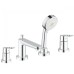 Grohe BauLoop Смеситель для ванны на 4 отверстия(25119000)
