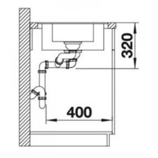 Мойка для кухни Blanco Metra 6-F антрацит 519134
