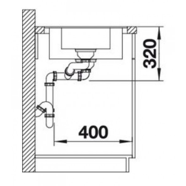 Мойка для кухни Blanco Metra 6-F антрацит 519134