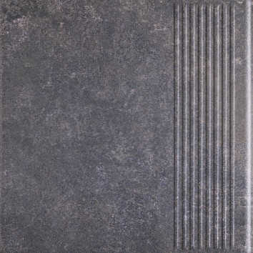 Сходинка пряма Viano Antracite 30x30 код 4979 Ceramika Paradyz