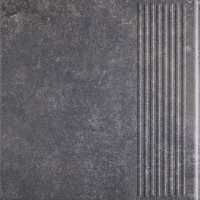 Сходинка пряма Viano Antracite 30x30 код 4979 Ceramika Paradyz