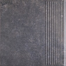 Сходинка пряма Viano Antracite 30x30 код 4979 Ceramika Paradyz