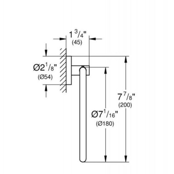 Grohe Essentials Кольцо для полотенца (40365AL1)