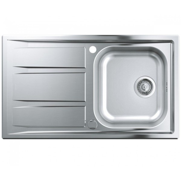Мойдка для кухни Grohe 873x513 мм с эксцентриком, 1 чаша, матовая (31568SD0)