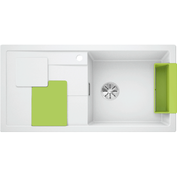 Мойка для кухни Blanco Sity XL 6 S белый-киви  525063