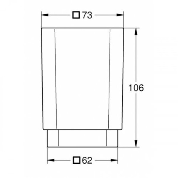 Grohe Selection Cube Cтакан (40783000)