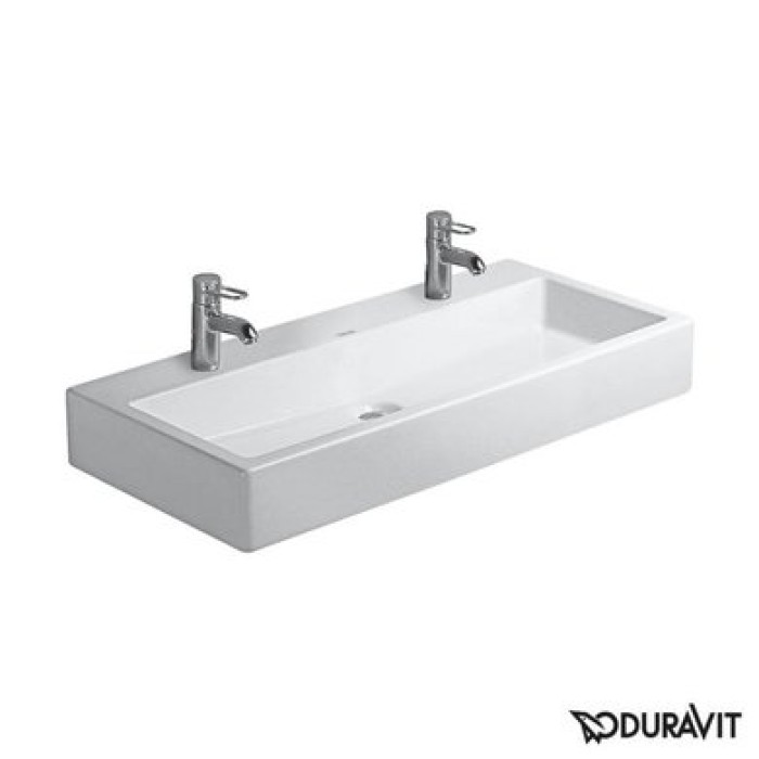 Плитка керамогранит Керамическая раковина 100 см Duravit Vero, белая 0454100072 для пола
