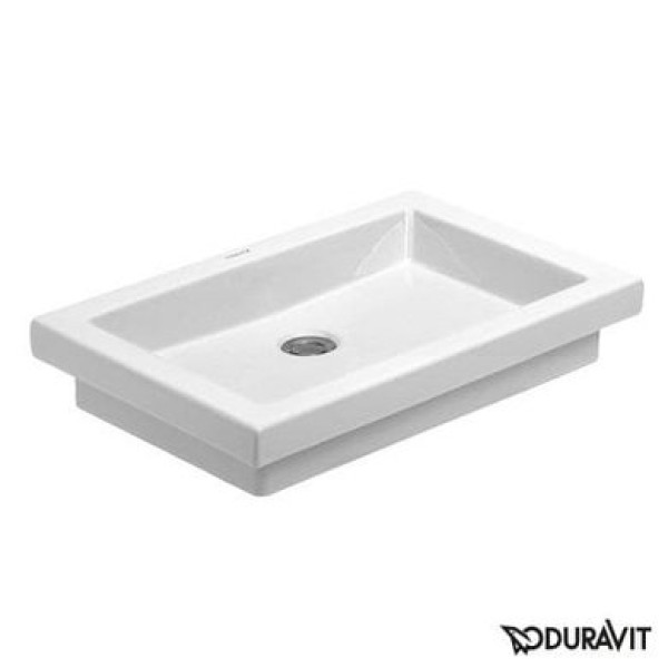 Плитка керамогранит Керамическая раковина шлифованная 58 см Duravit 2nd floor 0317580000 для пола