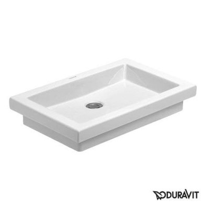 Плитка керамогранит Керамическая раковина шлифованная 58 см Duravit 2nd floor 0317580000 для пола