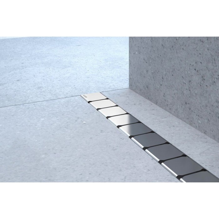 Плитка керамогранит Душовий канал Ravak 10° 750 - нержавеющая сталь для пола