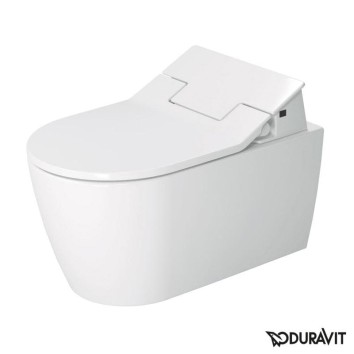 Подвесной безободковый унитаз Duravit Rimless ME by Starck SensoWash 2529590000