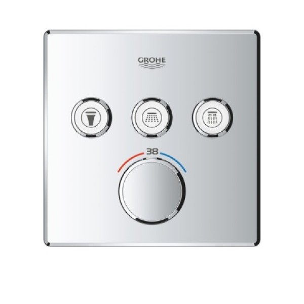 Плитка керамогранит Grohe Grohtherm SmartControl Душевая система с Rainshower Allure 230 (34506SC2) для пола