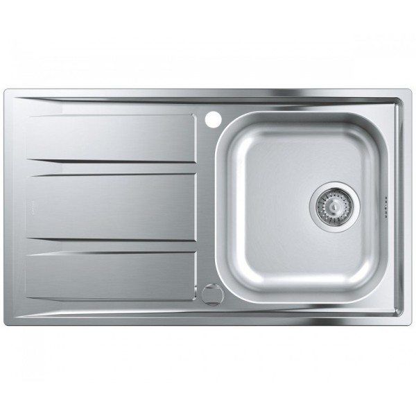 Мойдка для кухни Grohe 860x500 мм с эксцентриком, 1 чаша, матовая (31566SD0)