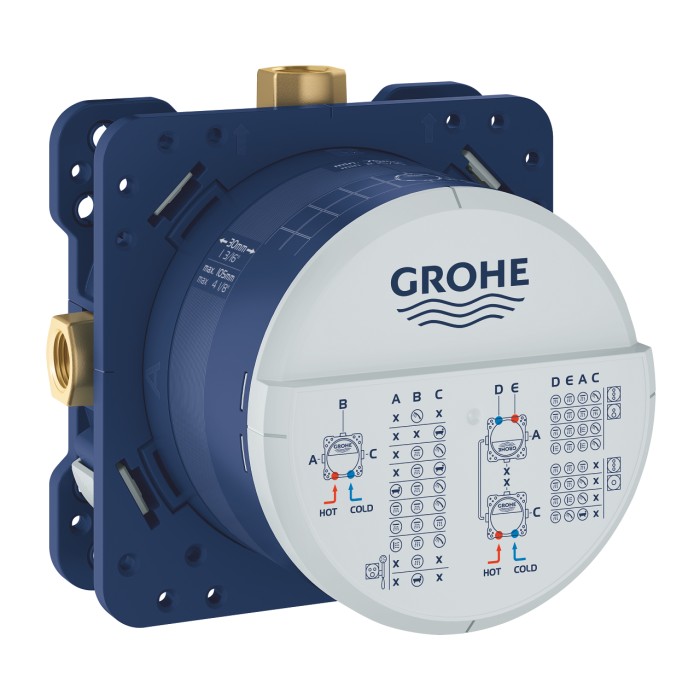 Плитка керамогранит Grohe Grohtherm SmartControl Cube (34606SC0) для пола Плитка керамогранит Grohe Grohtherm SmartControl Cube (34606SC0) для пола