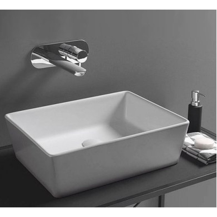 Керамическая раковина 50 см Hatria Happy Hour Slim 11:00s, белый (Y1VH01)