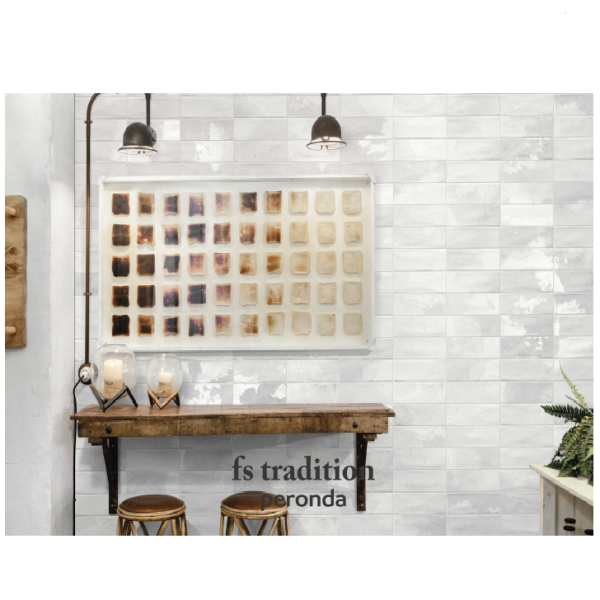 Плитка   PERONDA FS TRADITION BRICK WHITE LT 10×400×200
