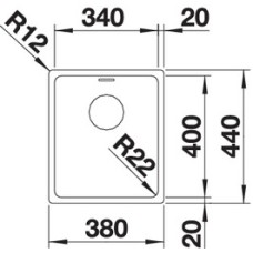 Мойка для кухни Blanco Andano 340-IF  522953