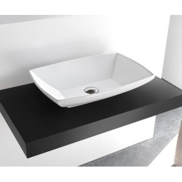 Керамическая раковина 60 см Artceram Jazz, white glossy (JZL002 01;00)