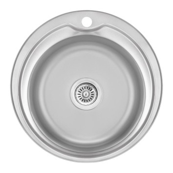 Кухонная мойка Lidz 510-D Decor 0,8 мм (LIDZ510DDEC)