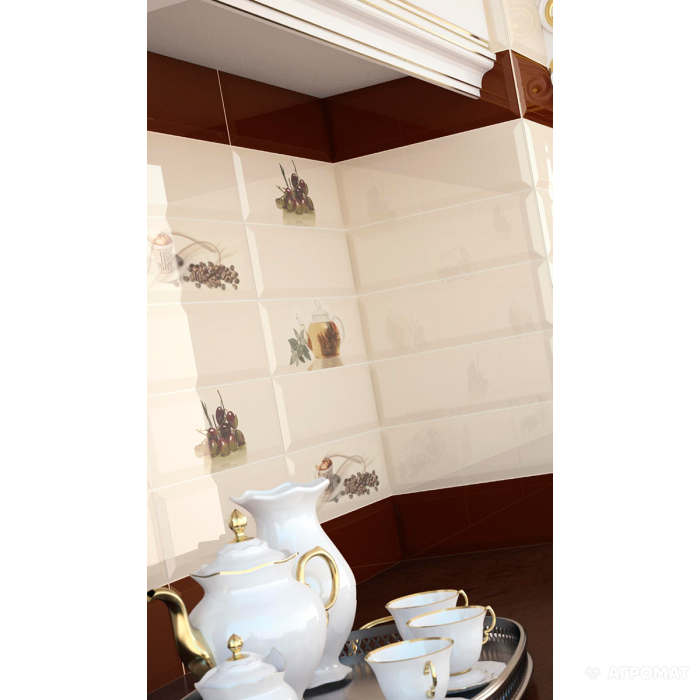 Плитка Monopole Ceramica Gourmet DECOR CAFE декор 8×300×100 Плитка Monopole Ceramica Gourmet DECOR CAFE декор 8×300×100