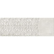 Плитка IBERO Cromat One DECOR POSITIVE WHITE REC-BIS 12×1200×400 под бетон