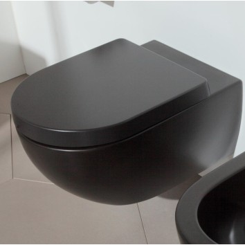 Унитаз подвесной безободковый Flaminia APP goclean AP118G NERO MATT GRAPHITE