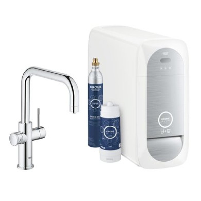 Смеситель со стартовым комплектом GROHE Blue Home 31456000