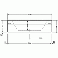 Sundeck ванна прямоугольная 205,5 см 700128000000000 в интернет-магазине «Estet Room»