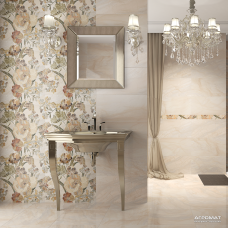 Плитка Pamesa Fusion MARFIL 8×450×450 под мрамор