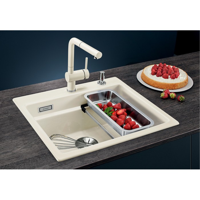 Смеситель кухонный Blanco LINUS - S керамика глянцевый магнолия 519750 Смеситель кухонный Blanco LINUS - S керамика глянцевый магнолия 519750