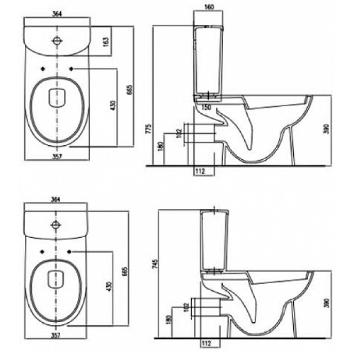 Унитаз Kolo Nova Pro Rimfree (M39045000) с сиденьем Soft Close