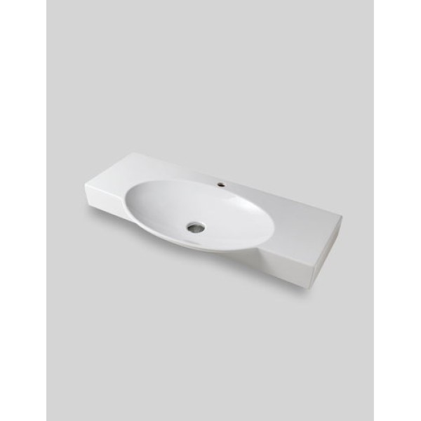Керамическая раковина 105 см Artceram Swing, white glossy (SWL002 01;00)