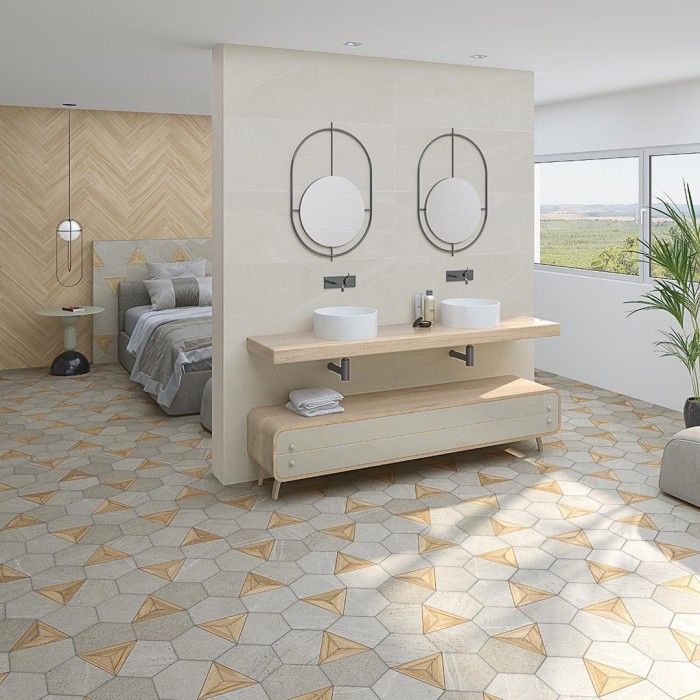 Керамогранит VIVES Siene HExAGONO LIGARD GRIS 9×266×230