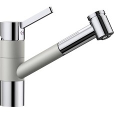 Смеситель кухонный Blanco TIVO - S SILGRANIT хром / жемчужный 520755