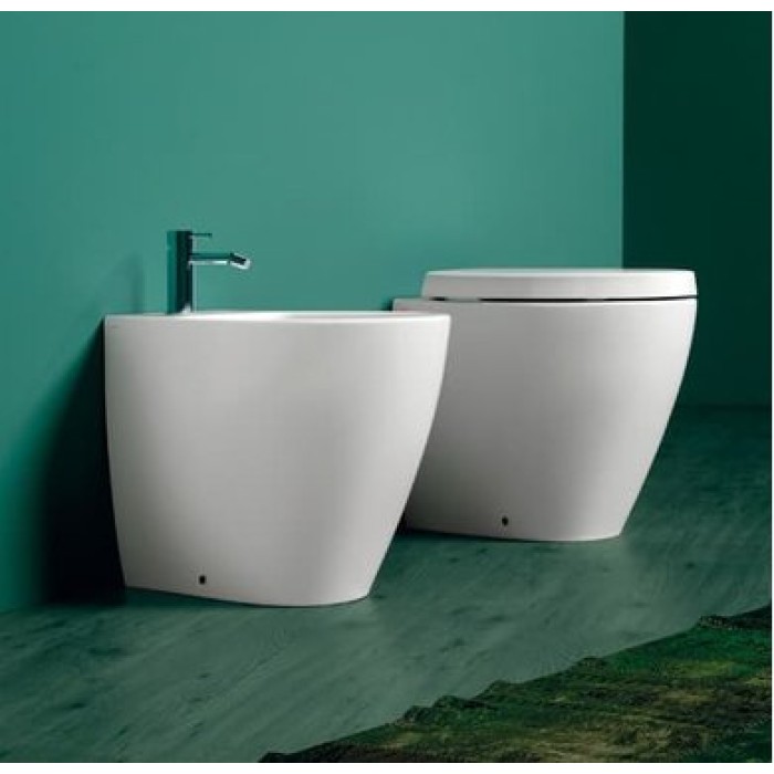 Унитаз пристенный Simas LFT Spazio, bianco glossy (LFT 20)