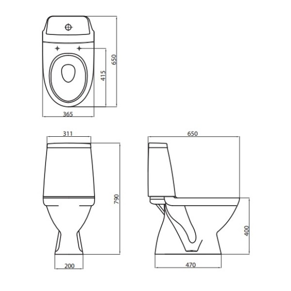 Унитаз Kolo Modo (L39004000) с сиденьем Soft Close