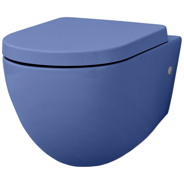 Унитаз подвесной безободковый Artceram File 2.0 (FLV004 16;00) blue sapphire