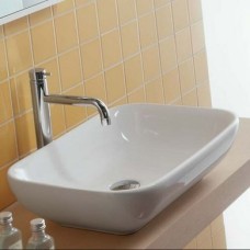 Керамическая раковина 55 см Hatria Happy Hour 17:00, белый (Y0QQ01)