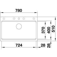 Мойка для кухни Blanco Etagon 8 черный  525893