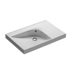 Керамическая раковина 75 см Hatria Grandangolo, белый (Y0xK01)