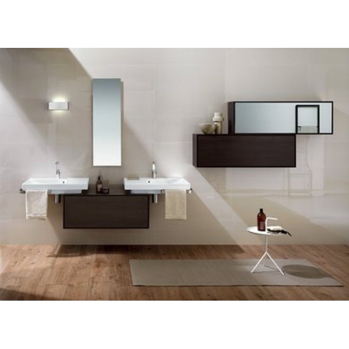 Керамическая раковина 75 см Hatria Grandangolo, белый (Y0xK01)