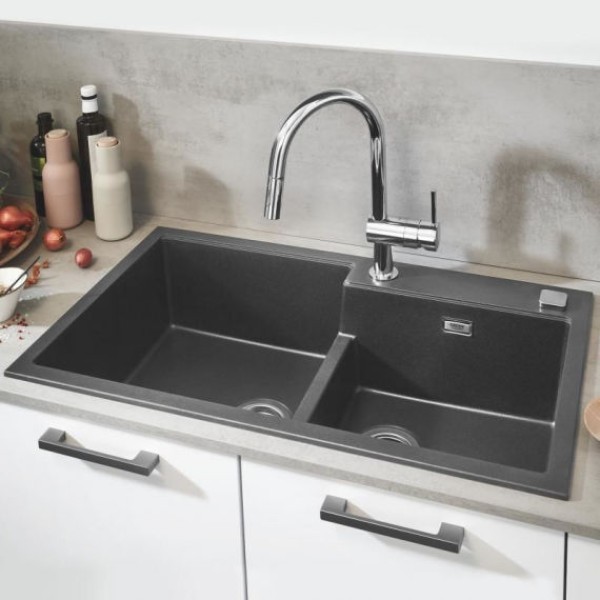 Мойдка для кухни Grohe 860х500 мм, Granite Grey (31649AT0)