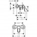 Смеситель для душа Hansgrohe Logis Loop 71247000