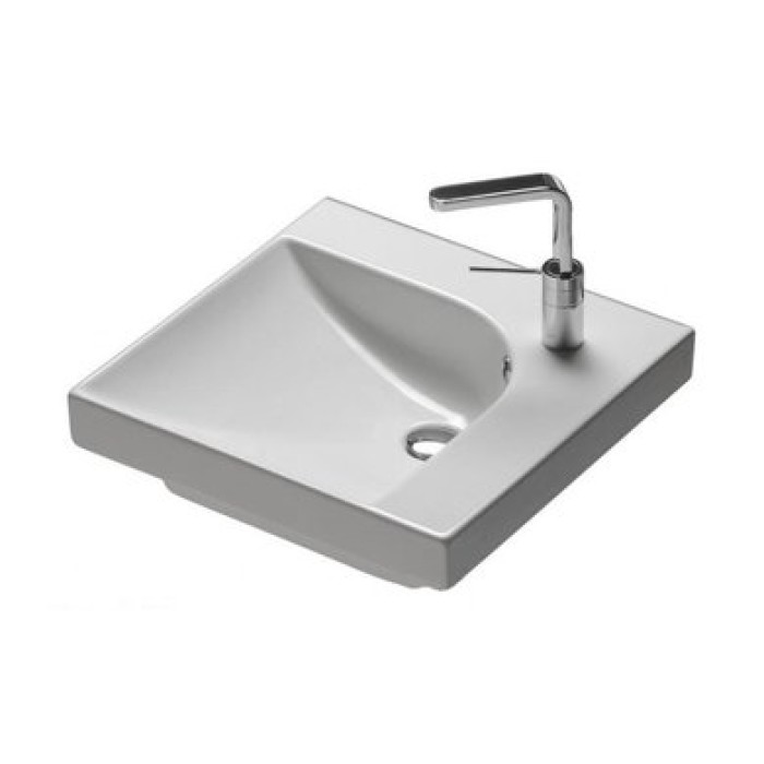 Керамическая раковина 50 см Hatria Grandangolo, белый (YxES01)