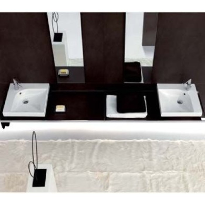 Керамическая раковина 50 см Hatria Grandangolo, белый (YxES01)