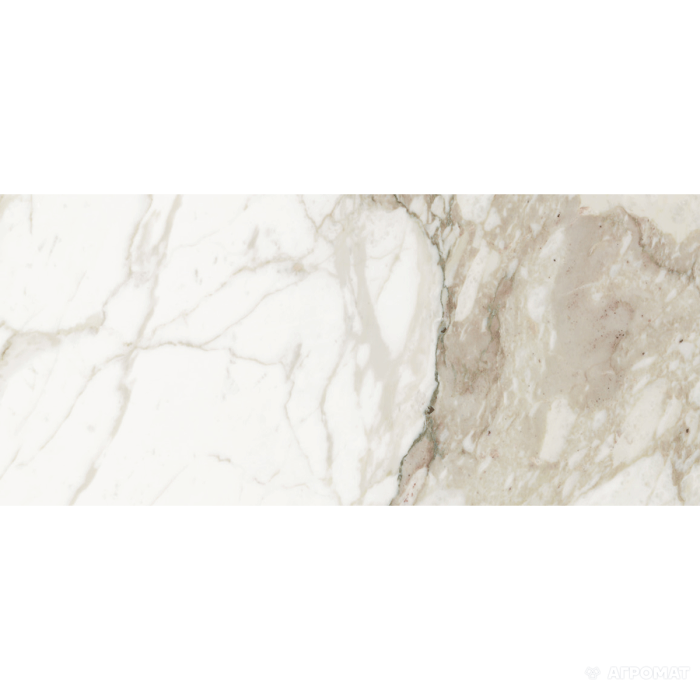 Керамогранит REX I Bianchi 736004 CALACATTA LUC RETT 10×1800×800 под мрамор