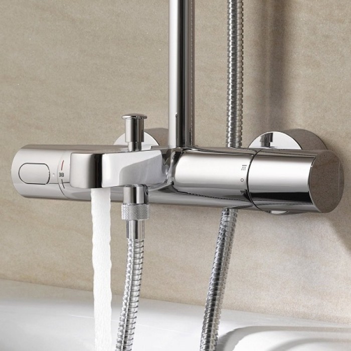 Плитка керамогранит Душевая система Grohe Euphoria 190 (26227000) для пола